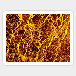 Yellow Marble Texture Sticker